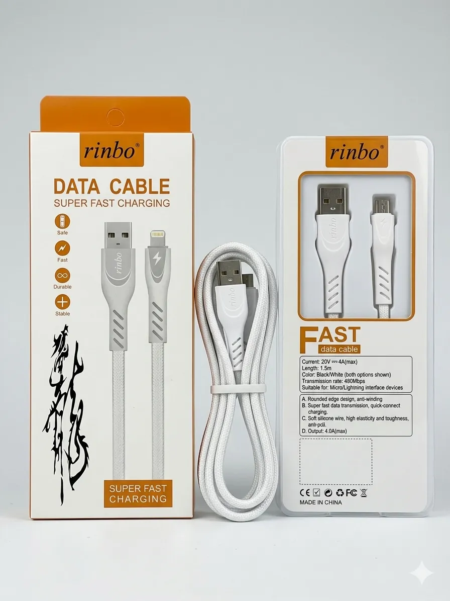 RB-101 Data Cable Super  Fast Charging Type Micro